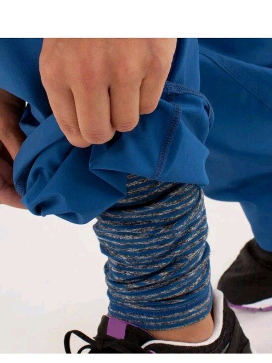 Lululemon Run Men's Dog Runner Blue Rulu Glyde Outdoor Hiking Sporty Sz 6 - Picture 10 of 10